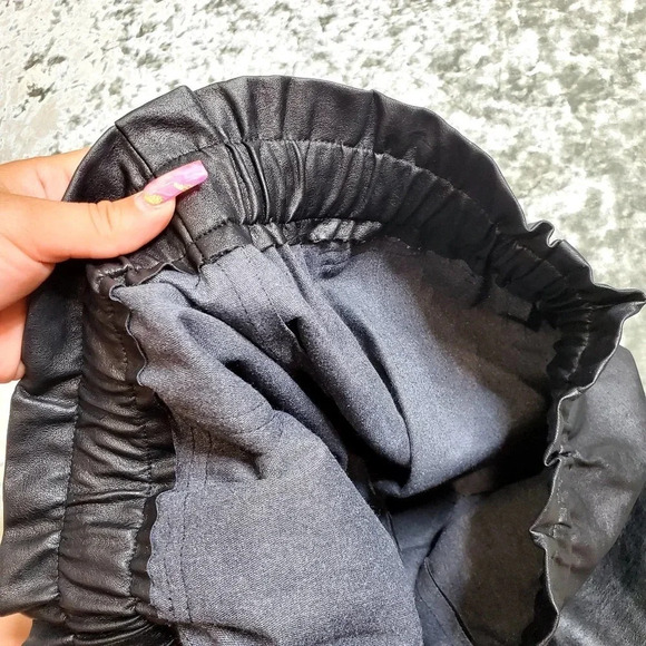 Faux Leather High Waist Shorts - Picture 8 of 11